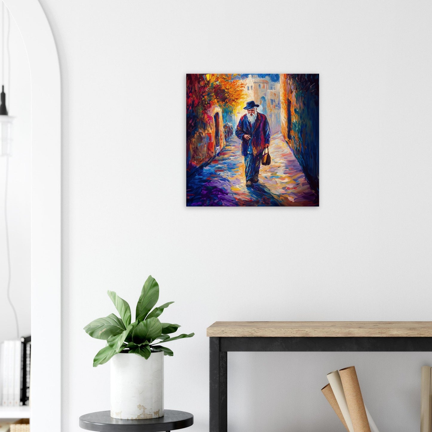Walking Through Jerusalem Canvas Print