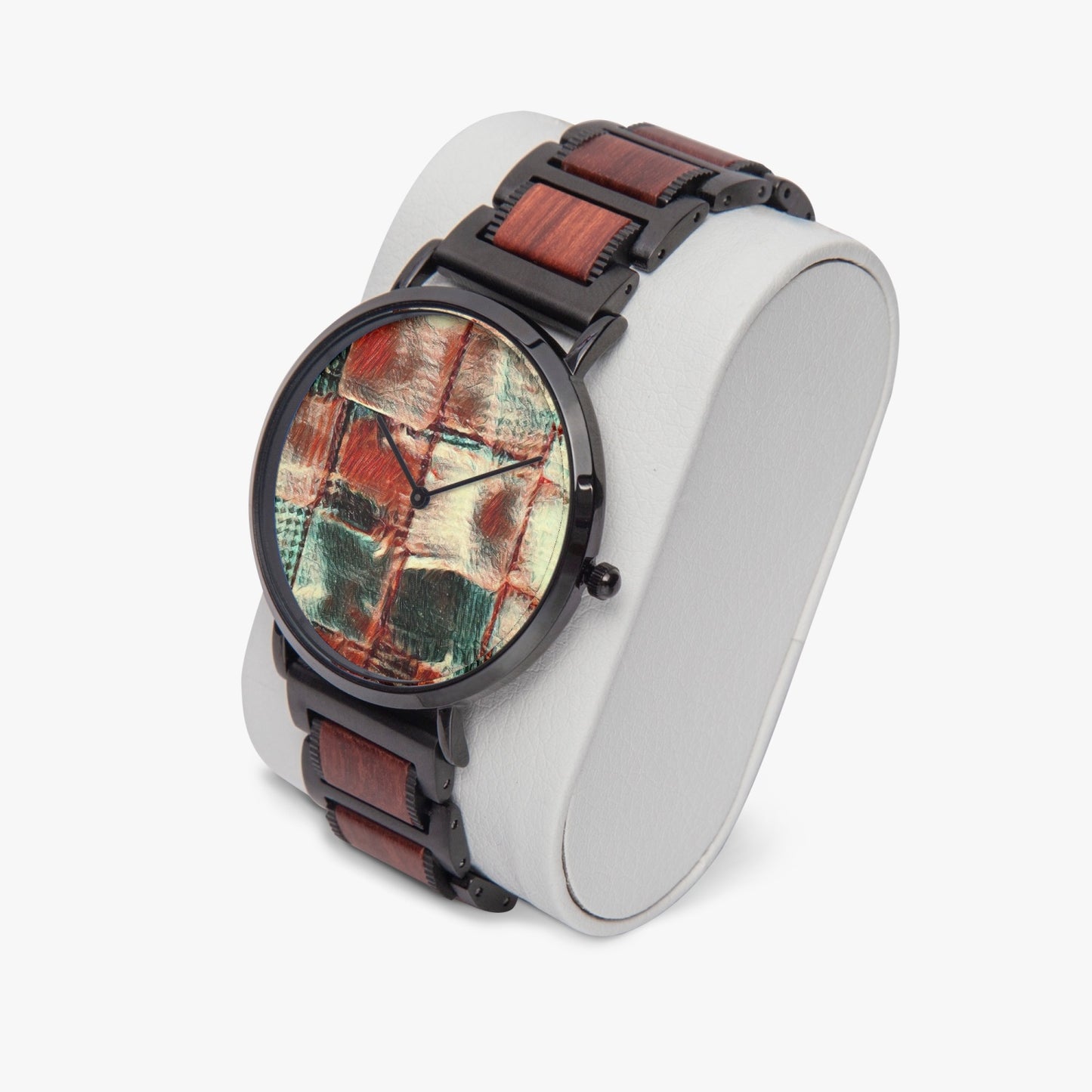 Wooden Strap Quartz Watch - Square Dance - Concordia Style Boutique