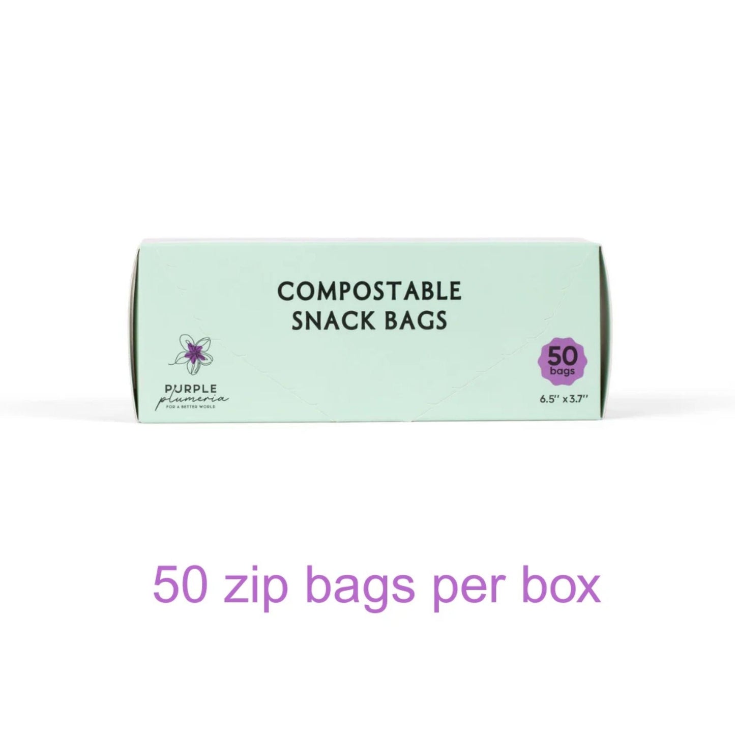 Compostable Resealable Bags. Eco-Friendly & Durable. Snack, Sandwich, Quart & Gallon Sizes