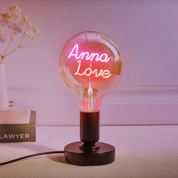 Personalized Custom Vintage Edison Led Filament Modeling Lamp with Custom Text - Soft Light Bulbs- Decorative Colorful Lights Led - Personalized Gift - Premium Lamp from Concordia Style Boutique - Just $25.20! Shop now at Concordia Style Boutique