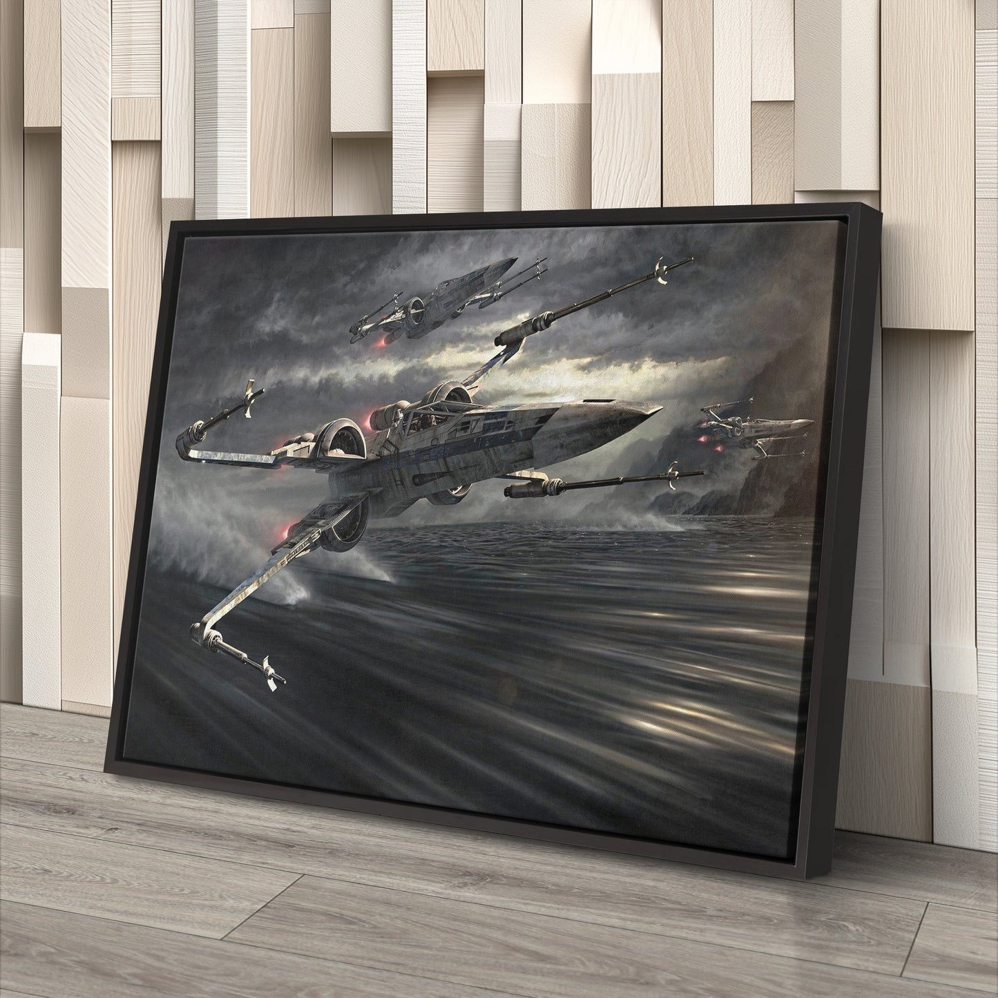 Star Wars Episode The Force Awakens X-Wing Canvas Art - Movie Decor