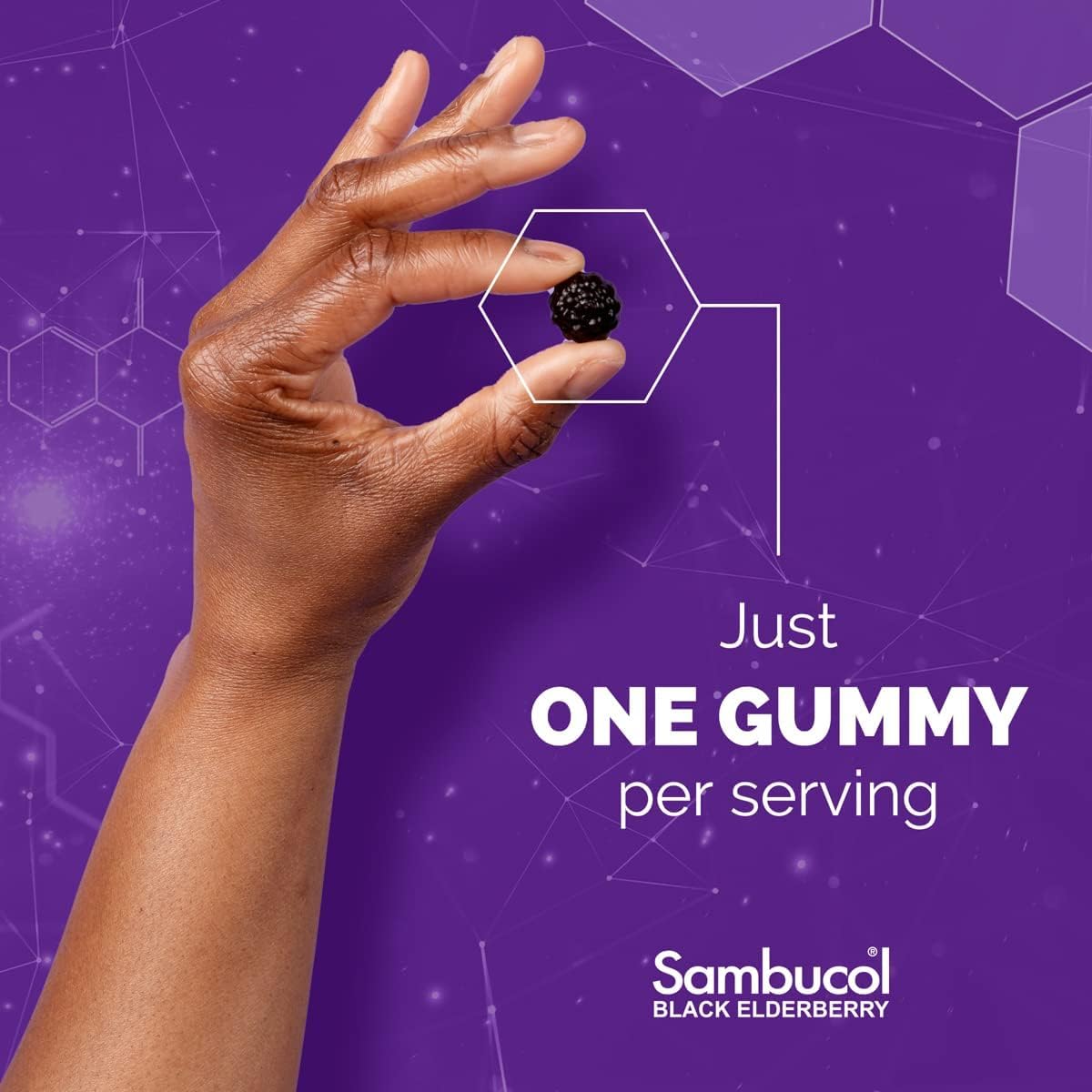 Sambucol Black Elderberry Gummies - Elderberry with Zinc and Vitamin C for Adults, Sambucus Elderberry Gummies, Immune Support Gummies - 30 Count - Concordia Style Boutique