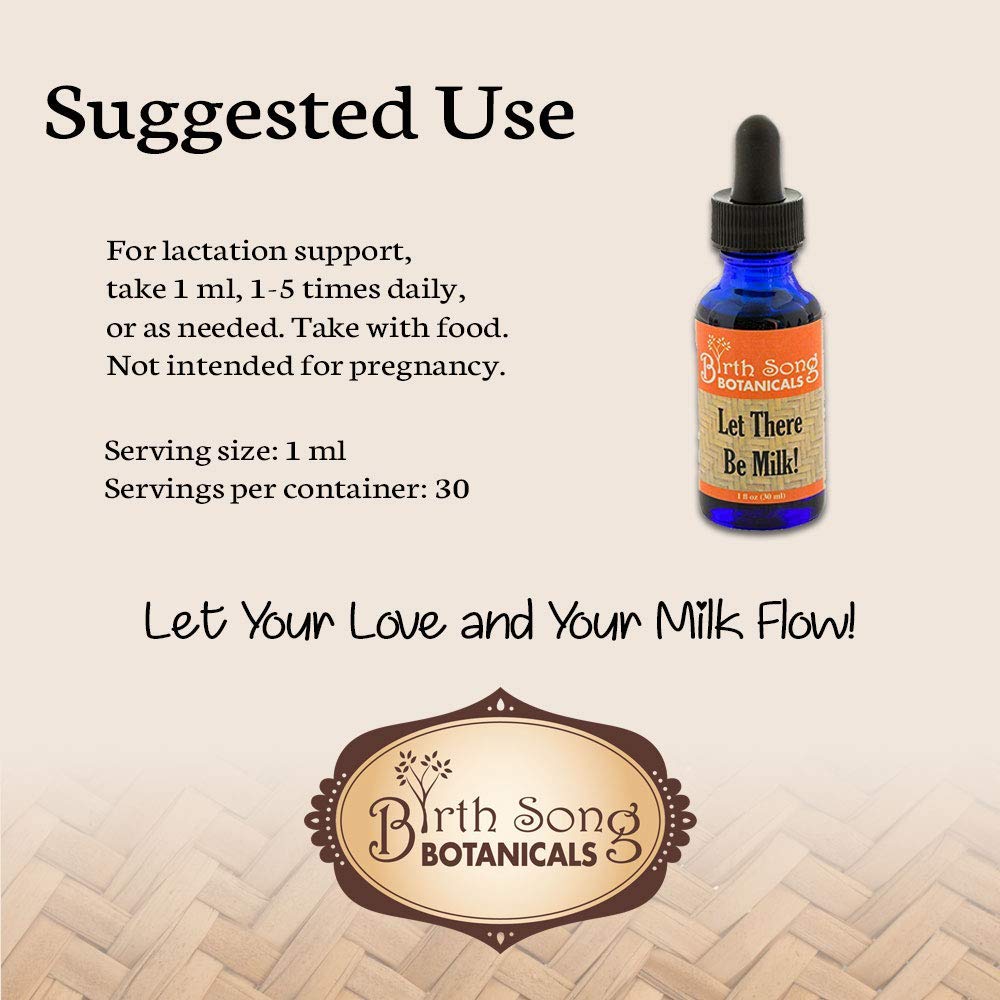 Let There Be Milk! Herbal Breastfeeding Supplement to Promote Healthy Breastmilk Production 1 oz. - Concordia Style Boutique