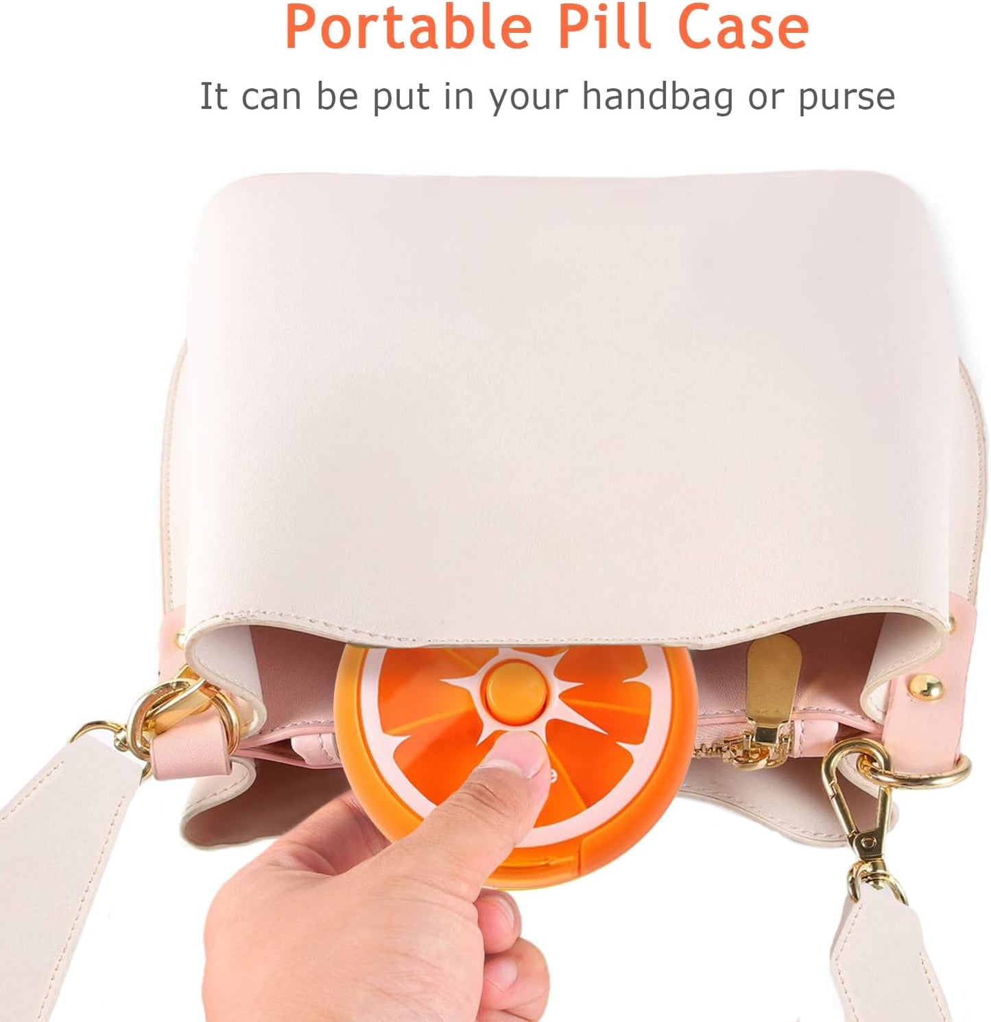 Pill Case / Pill Box - Weekly - 3 Times Daily - 7 Compartments - Large Medicine Pill Organizer (1 Piece))
