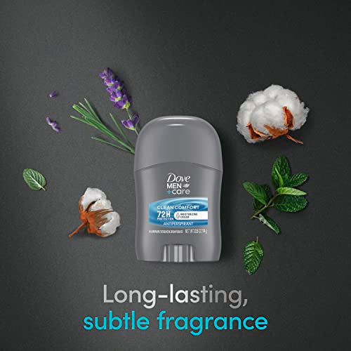 DOVE MEN + CARE Antiperspirant Deodorant Stick Clean Comfort 72-Hour Sweat and Odor Protection Antiperspirant for Men With 1/4 Moisturizing Cream 0.5 oz (Packaging May Vary) - Premium from Concordia Style Boutique - Just $3.18! Shop now at Concordia Style Boutique