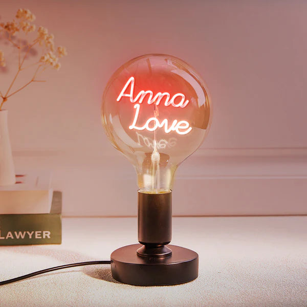 Personalized Custom Vintage Edison Led Filament Modeling Lamp with Custom Text - Soft Light Bulbs- Decorative Colorful Lights Led - Personalized Gift - Premium Lamp from Concordia Style Boutique - Just $25.20! Shop now at Concordia Style Boutique