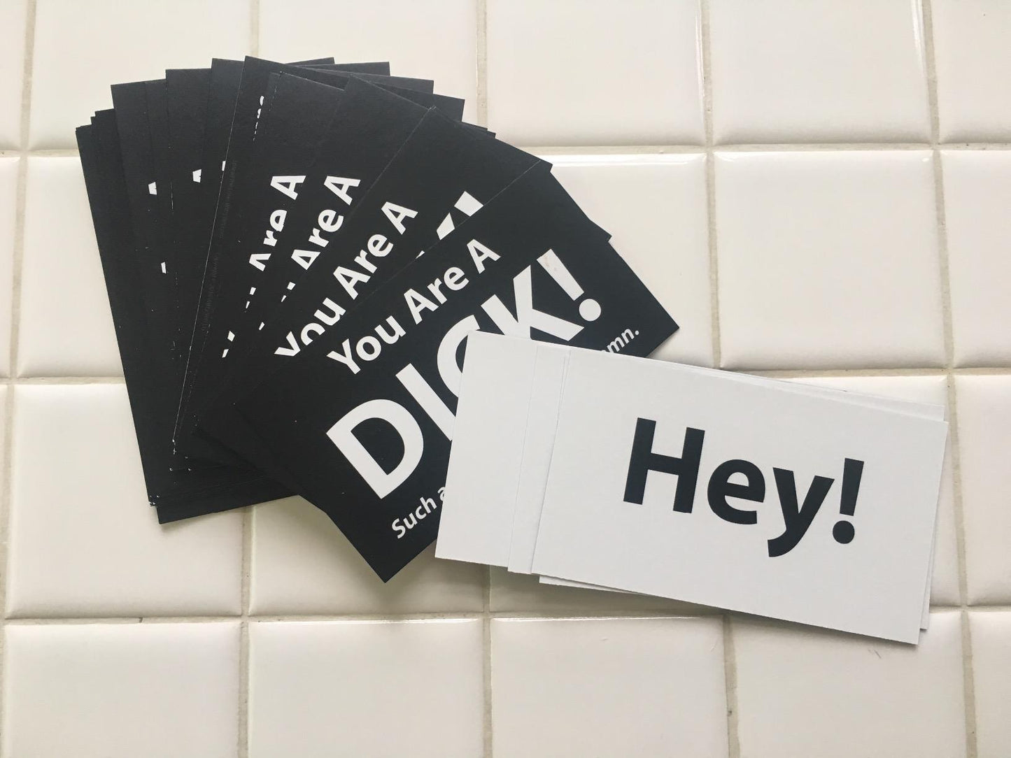 You Are a D**K Offensive Business Card 25 Pack - Premium Business Card from Concordia Style Boutique - Just $12.68! Shop now at Concordia Style Boutique
