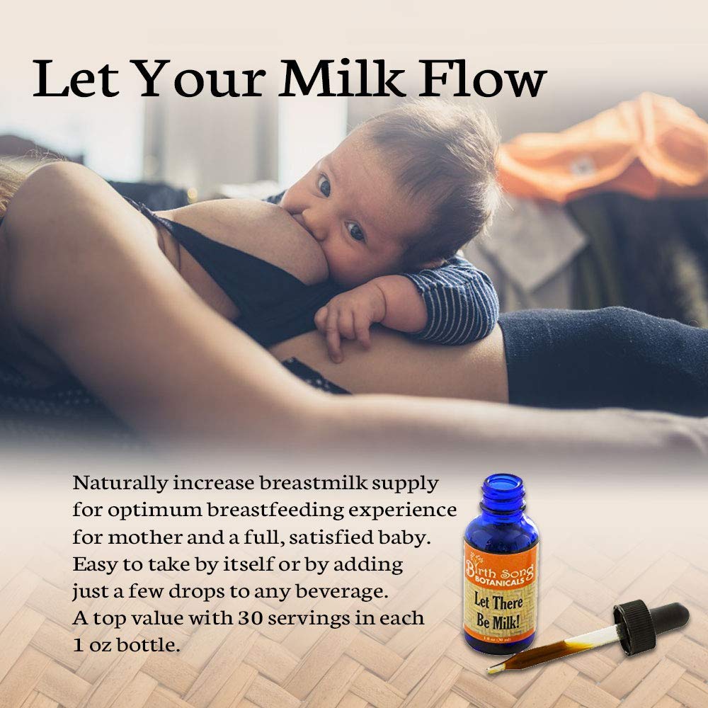 Let There Be Milk 2 oz. Herbal Lactation Tincture To Support Breast Milk Supply* For Breastfeeding and Pumping Moms - Concordia Style Boutique