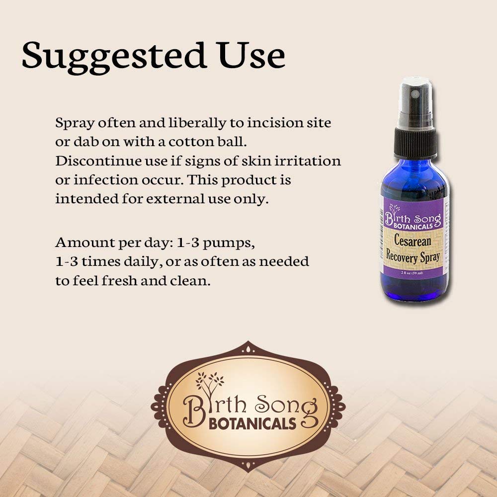 Herbal Cesarean Spray with Lavender, To Support Healthy Skin* 2 oz. - Concordia Style Boutique