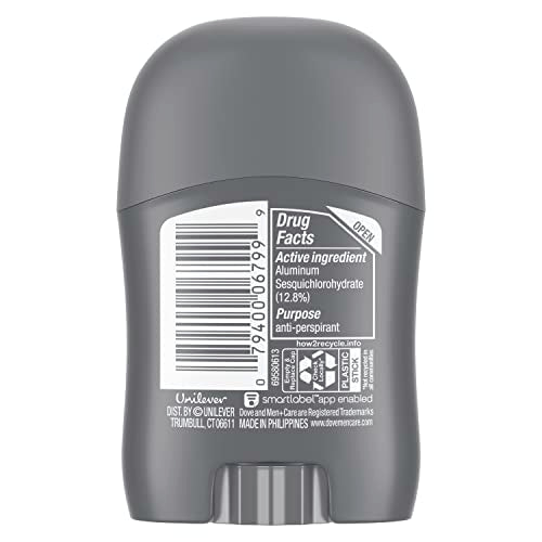 DOVE MEN + CARE Antiperspirant Deodorant Stick Clean Comfort 72-Hour Sweat and Odor Protection Antiperspirant for Men With 1/4 Moisturizing Cream 0.5 oz (Packaging May Vary) - Premium from Concordia Style Boutique - Just $3.18! Shop now at Concordia Style Boutique