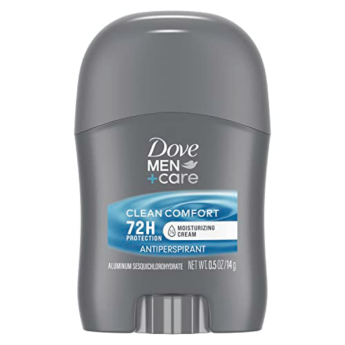 DOVE MEN + CARE Antiperspirant Deodorant Stick Clean Comfort 72-Hour Sweat and Odor Protection Antiperspirant for Men With 1/4 Moisturizing Cream 0.5 oz (Packaging May Vary) - Premium from Concordia Style Boutique - Just $3.18! Shop now at Concordia Style Boutique