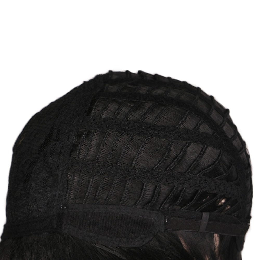 Mixed Blonde Brown Short Wig - Natural Hair Wig - Heat Resistant Hair Wig - Concordia Style Boutique