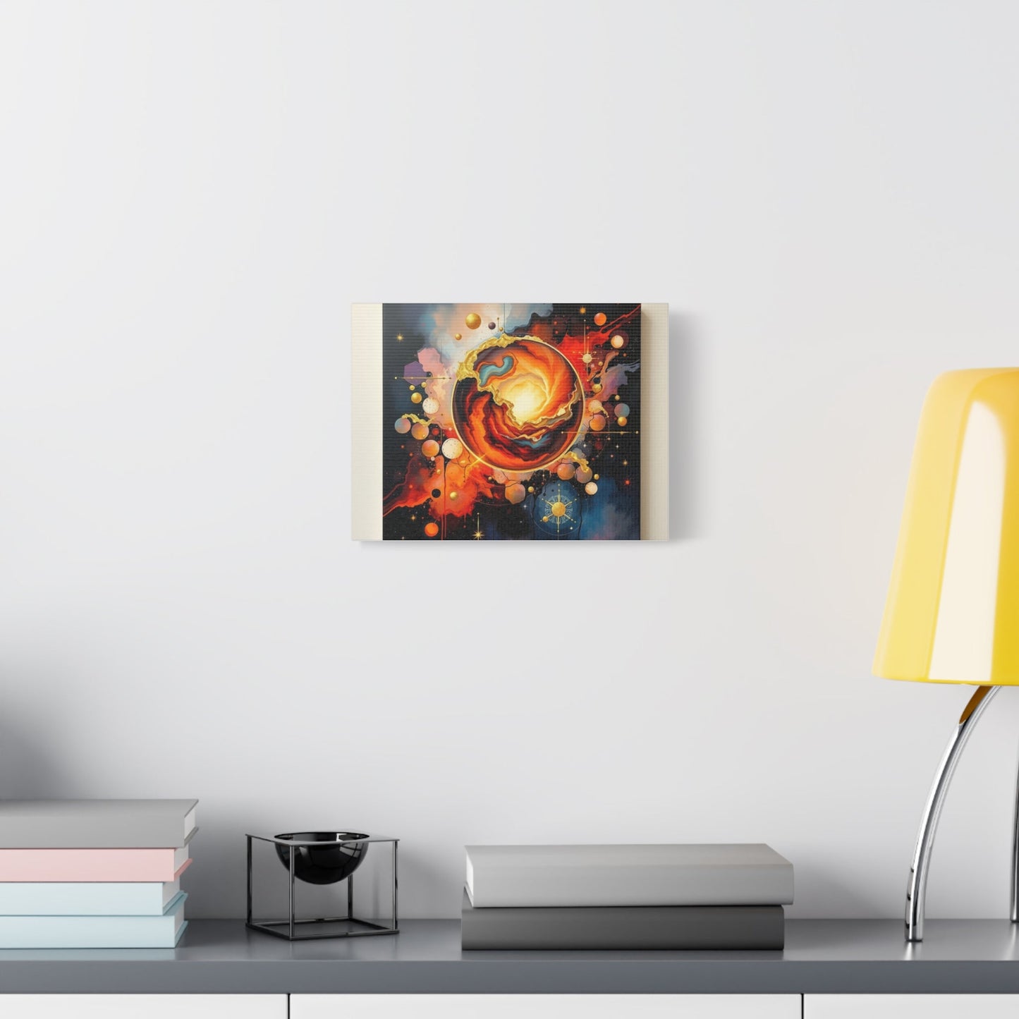 Cosmic Art Canvas Print - Vibrant Space Decor, Galaxy Wall Art, Gift for Astronomy Lovers, Home Decor, Celestial Art