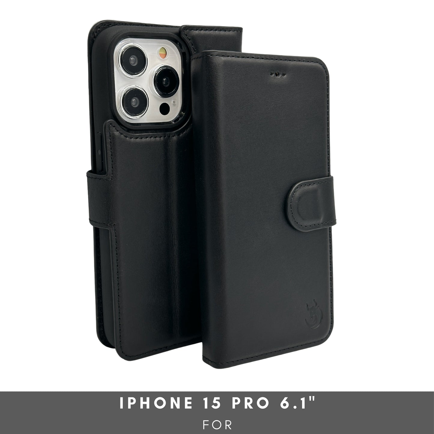 Vegas Premium Leather iPhone 15 Pro Wallet Case with MagSafe | Detachable RFID Blocking Luxury Wallet - Concordia Style Boutique