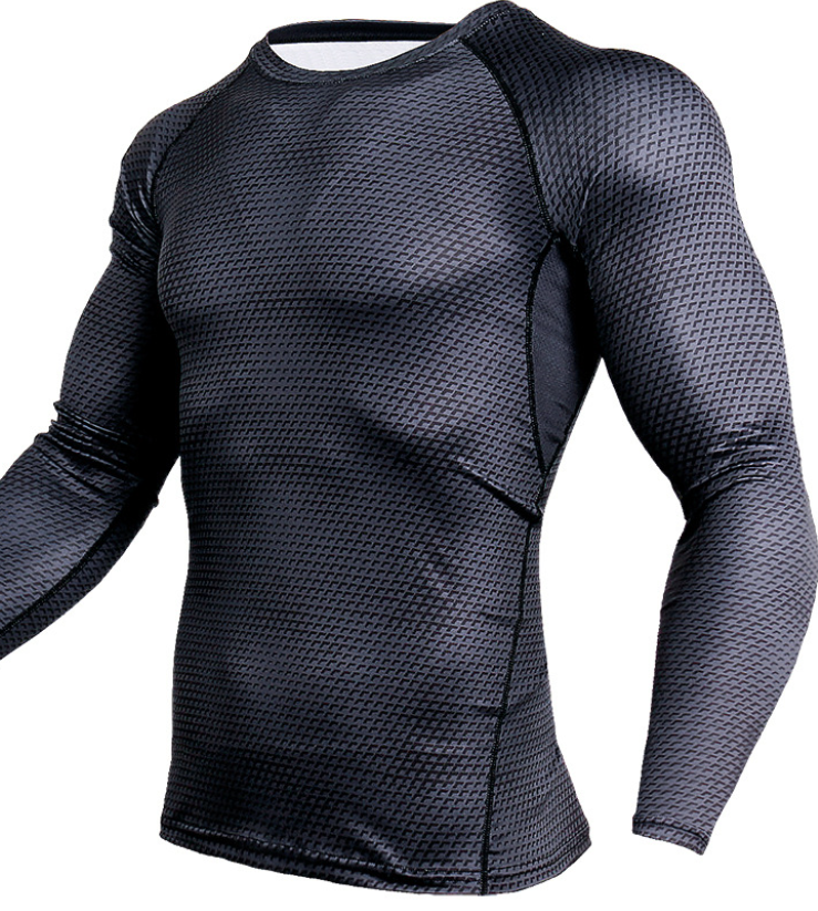 Compression Shirt Men Gym Running Shirt Quick Dry Breathable Fitness Sport Shirt Sportswear Training Sport Tight Rashguard Male - Premium Castor Oil from erDouckan - Just $12.94! Shop now at Concordia Style Boutique