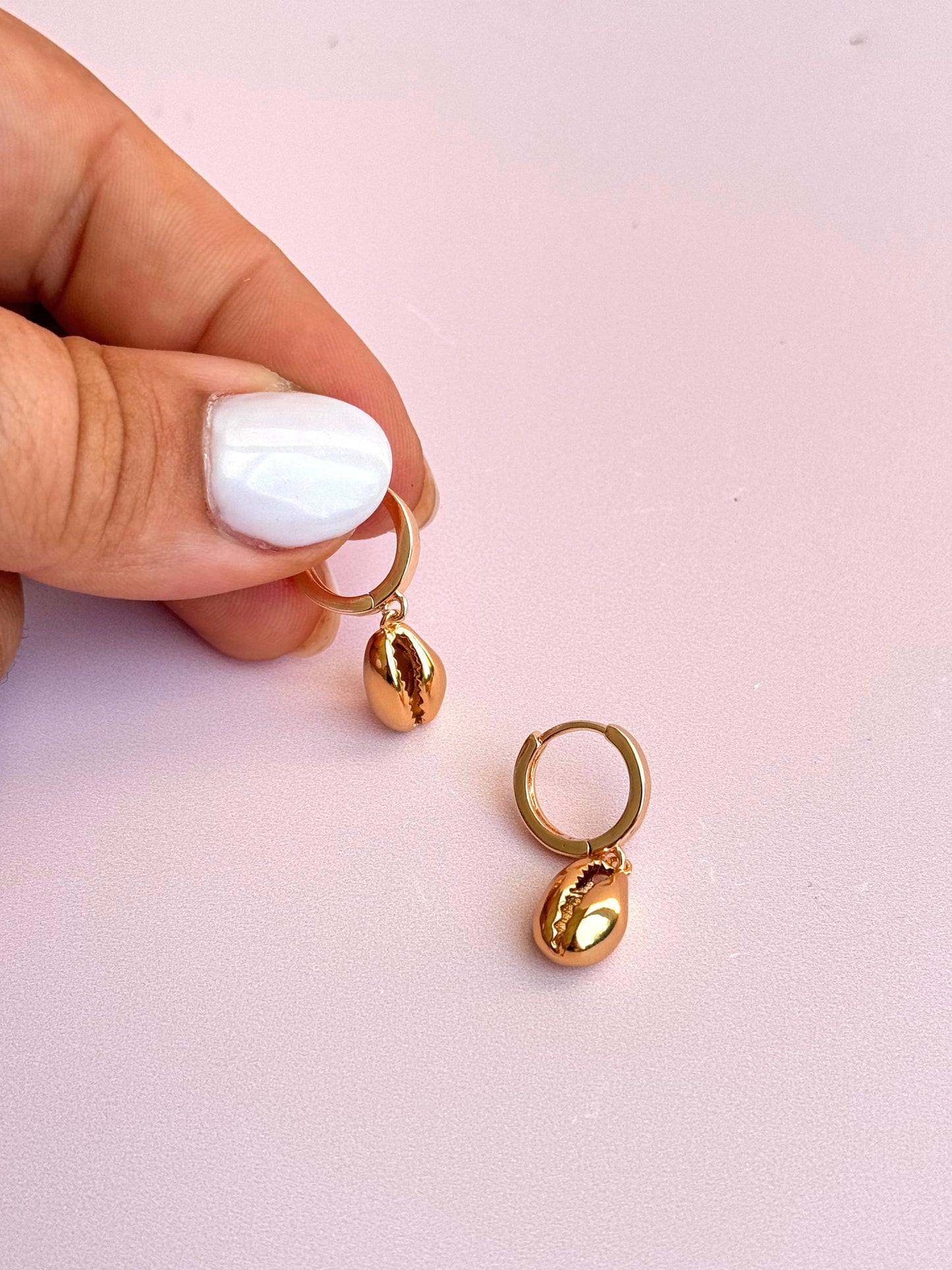 Cowrie Shell Huggies - Concordia Style Boutique