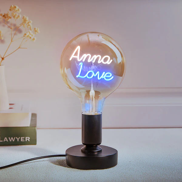 Personalized Custom Vintage Edison Led Filament Modeling Lamp with Custom Text - Soft Light Bulbs- Decorative Colorful Lights Led - Personalized Gift - Premium Lamp from Concordia Style Boutique - Just $25.20! Shop now at Concordia Style Boutique