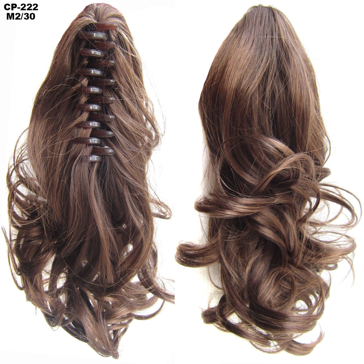 Long Wave Ponytail Wrap Around Ponytail - Clip In Hair Headwear - Gray Hairpiece Natural Extensions - Concordia Style Boutique