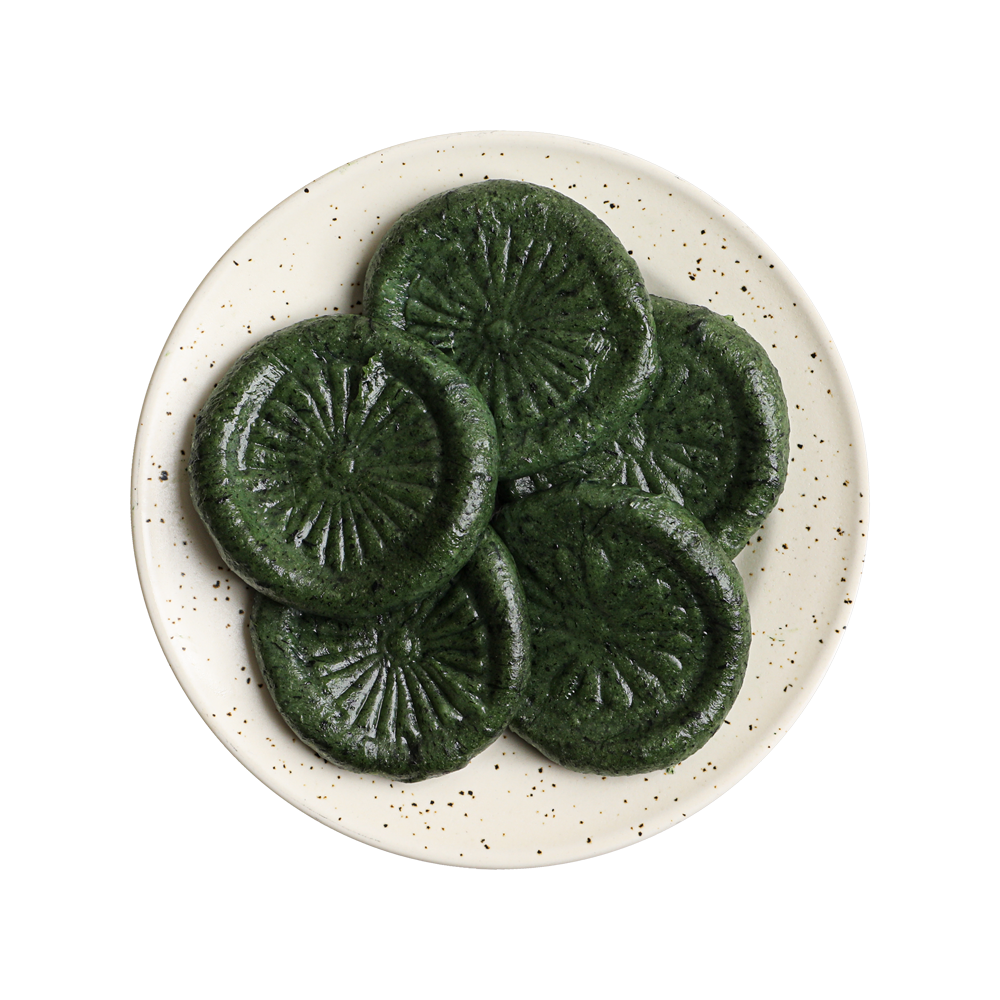 Jindo Moshi Ssuk Gaettuk (Ramie & Mugwort Rice Cake ) - Concordia Style Boutique