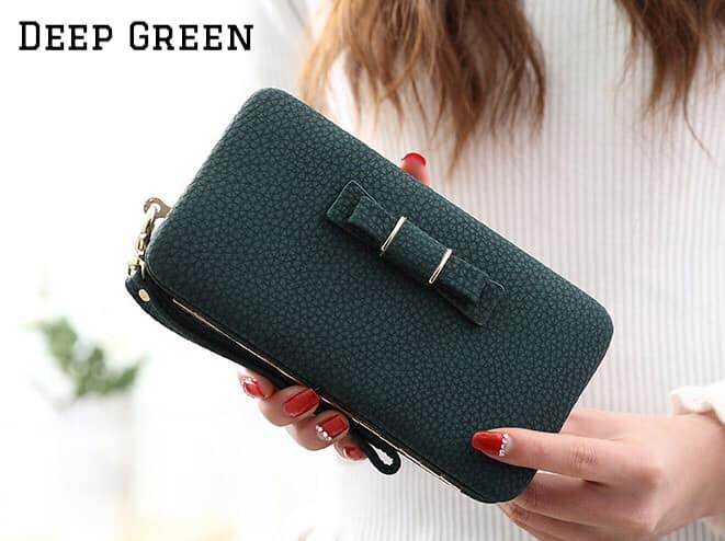 Jules Wristlet - Deep Green - Concordia Style Boutique