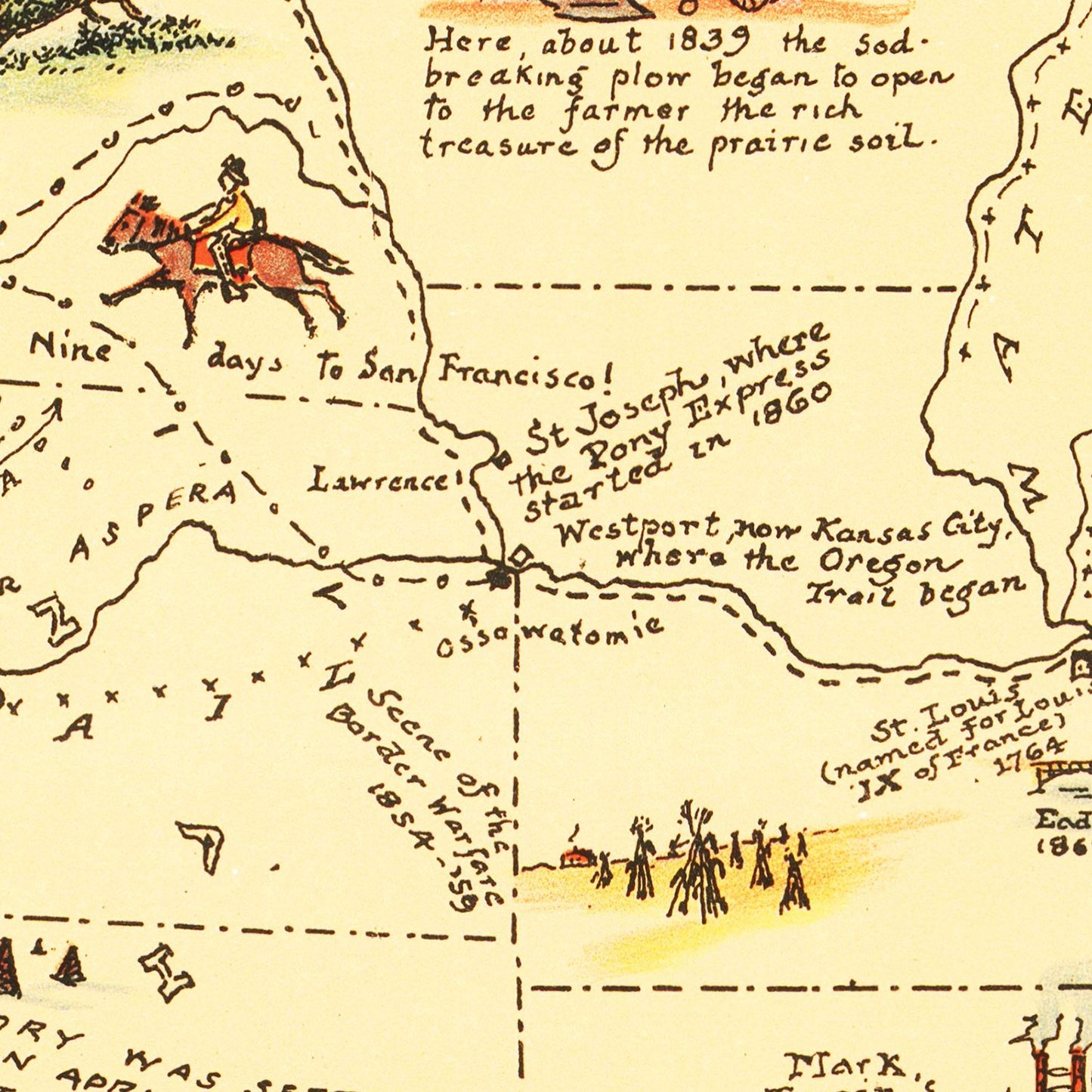 Map of America's Making 1926
