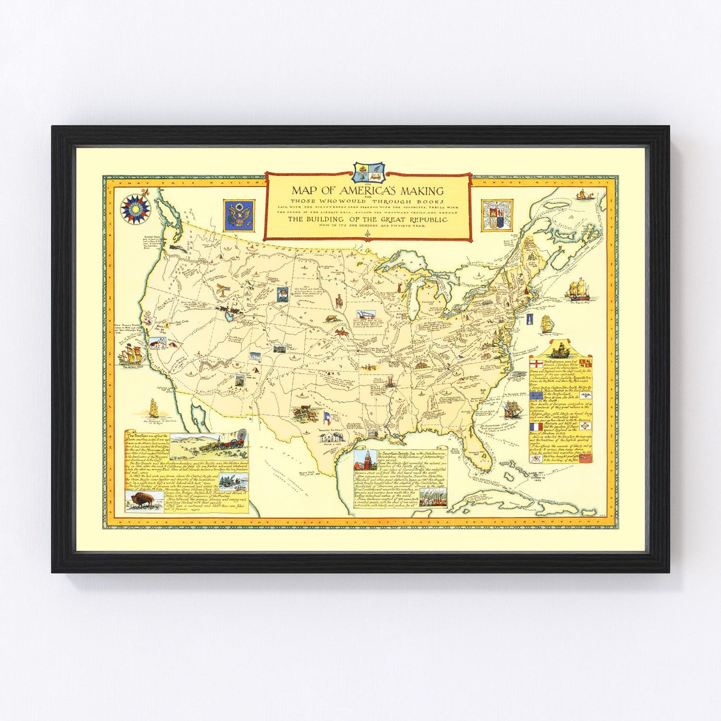Map of America's Making 1926