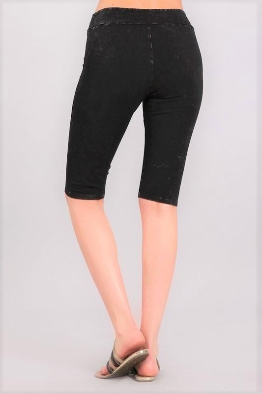 Ladies Longer Length Biker Shorts Made in USA - Concordia Style Boutique