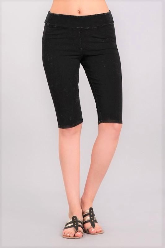 Ladies Longer Length Biker Shorts Made in USA - Concordia Style Boutique