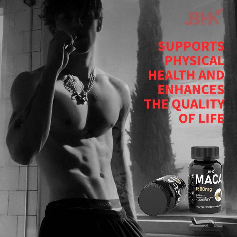 Maca Capsules - Male Nourishing Dietary Supplement - Concordia Style Boutique