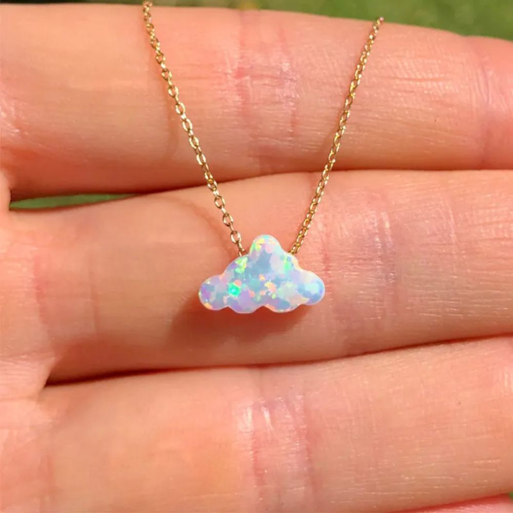 OPAL CLOUD NECKLACE - Concordia Style Boutique
