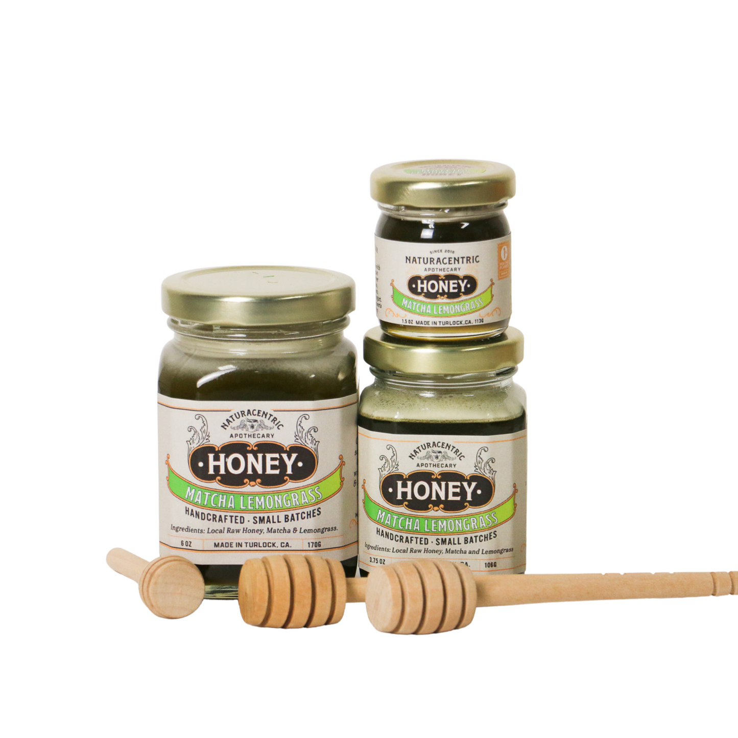 Matcha Lemongrass Infused Honey - Concordia Style Boutique