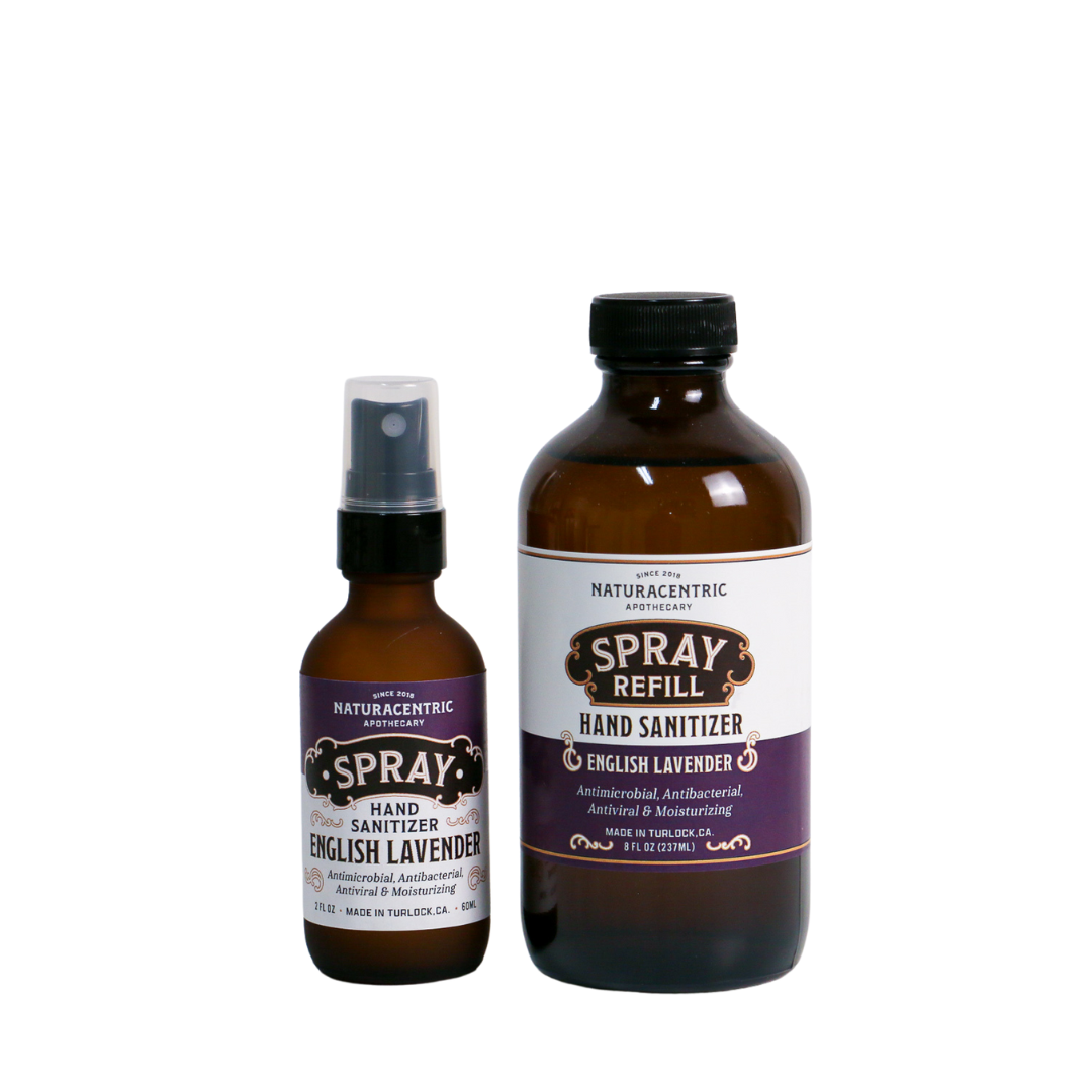 English Lavender Essential Oil Based Hand Sanitizer Spray - Concordia Style Boutique