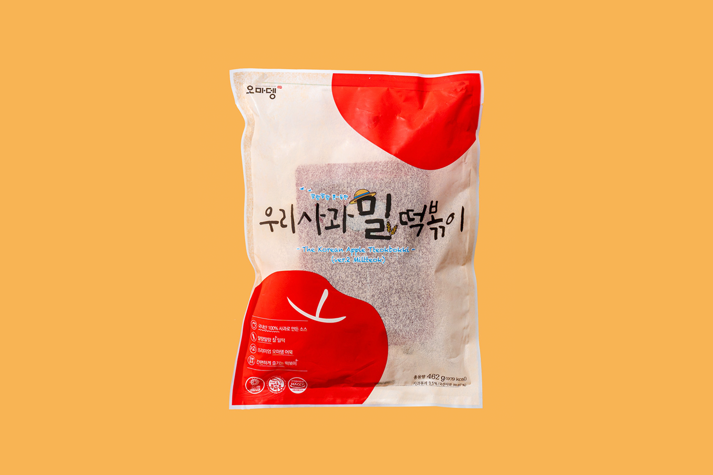 Omd tteokbokki(wheat) with apple flovored red pepper taste - Concordia Style Boutique
