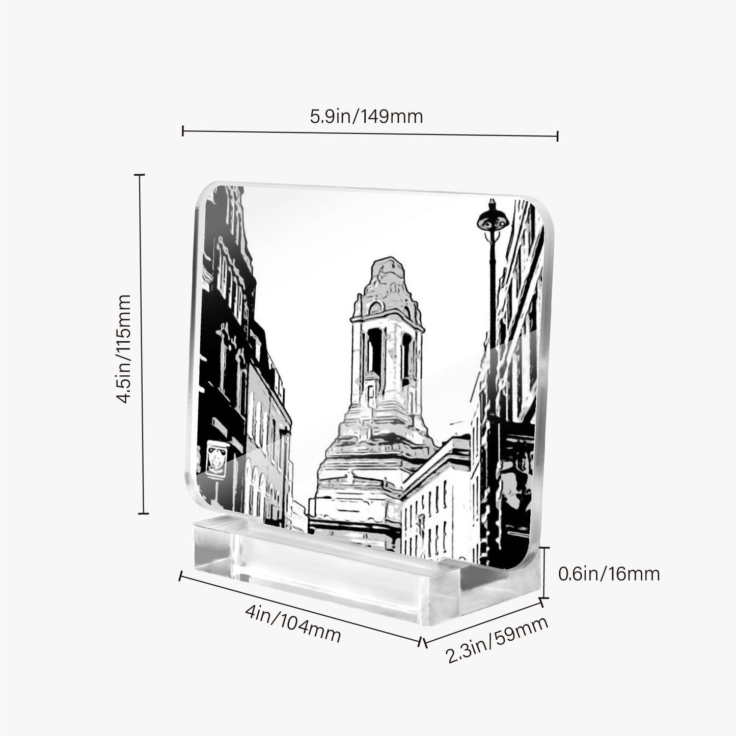Acrylic Plaque with Stand - "A Grand Place to Be" - Premium Acrylic Plaque from Concordia Style Boutique - Just $12.75! Shop now at Concordia Style Boutique