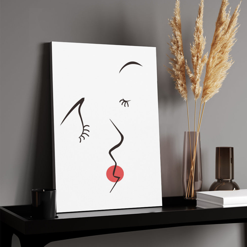 Canvas Print Multiple sizes Unframed & Framed (Vertical) -"Pucker Up" - Premium Artwork from Concordia Style Boutique - Just $55.98! Shop now at Concordia Style Boutique
