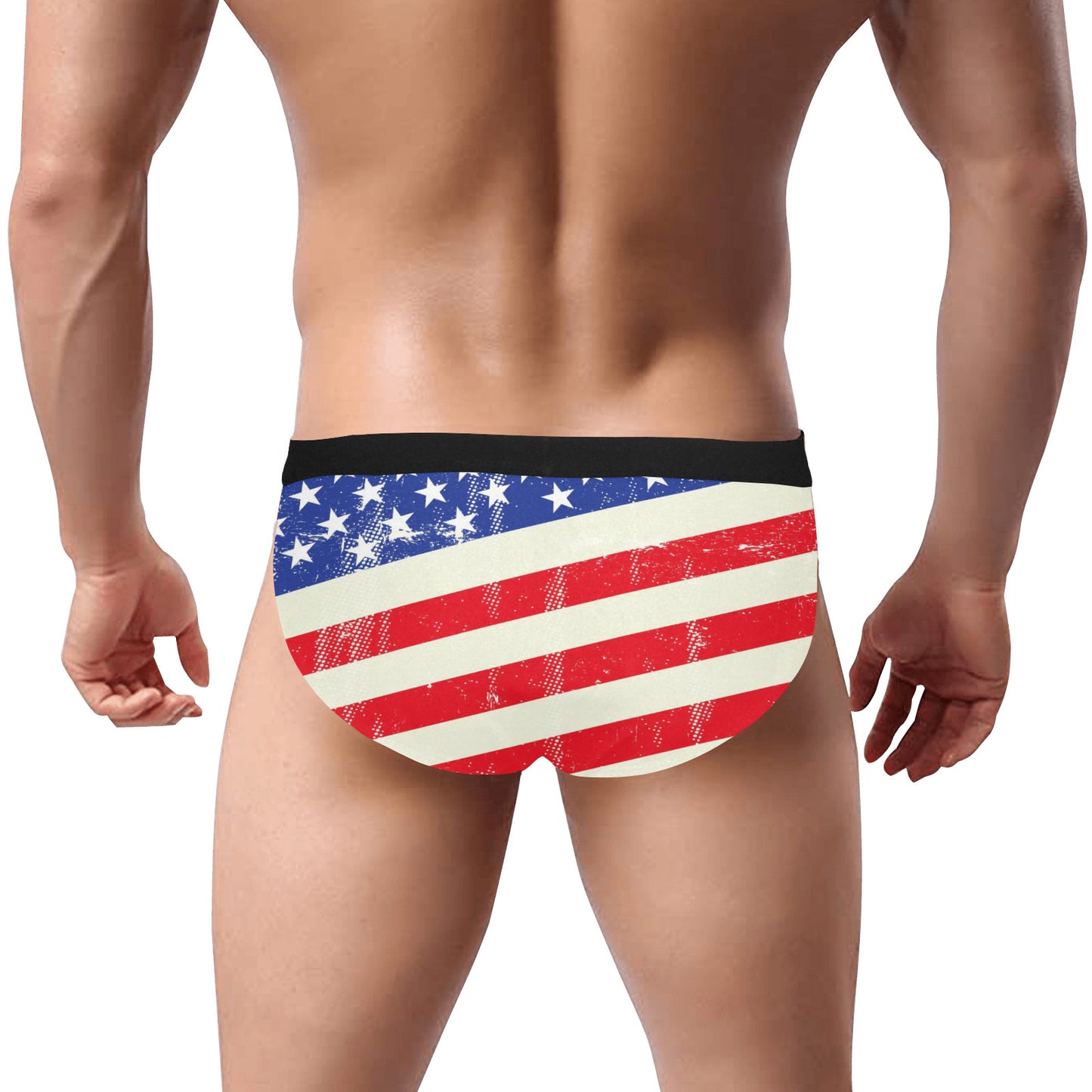 Men's Mid Rise Briefs - "Americana"" - Premium Mid Rise Briefs from Concordia Style Boutique - Just $24.10! Shop now at Concordia Style Boutique