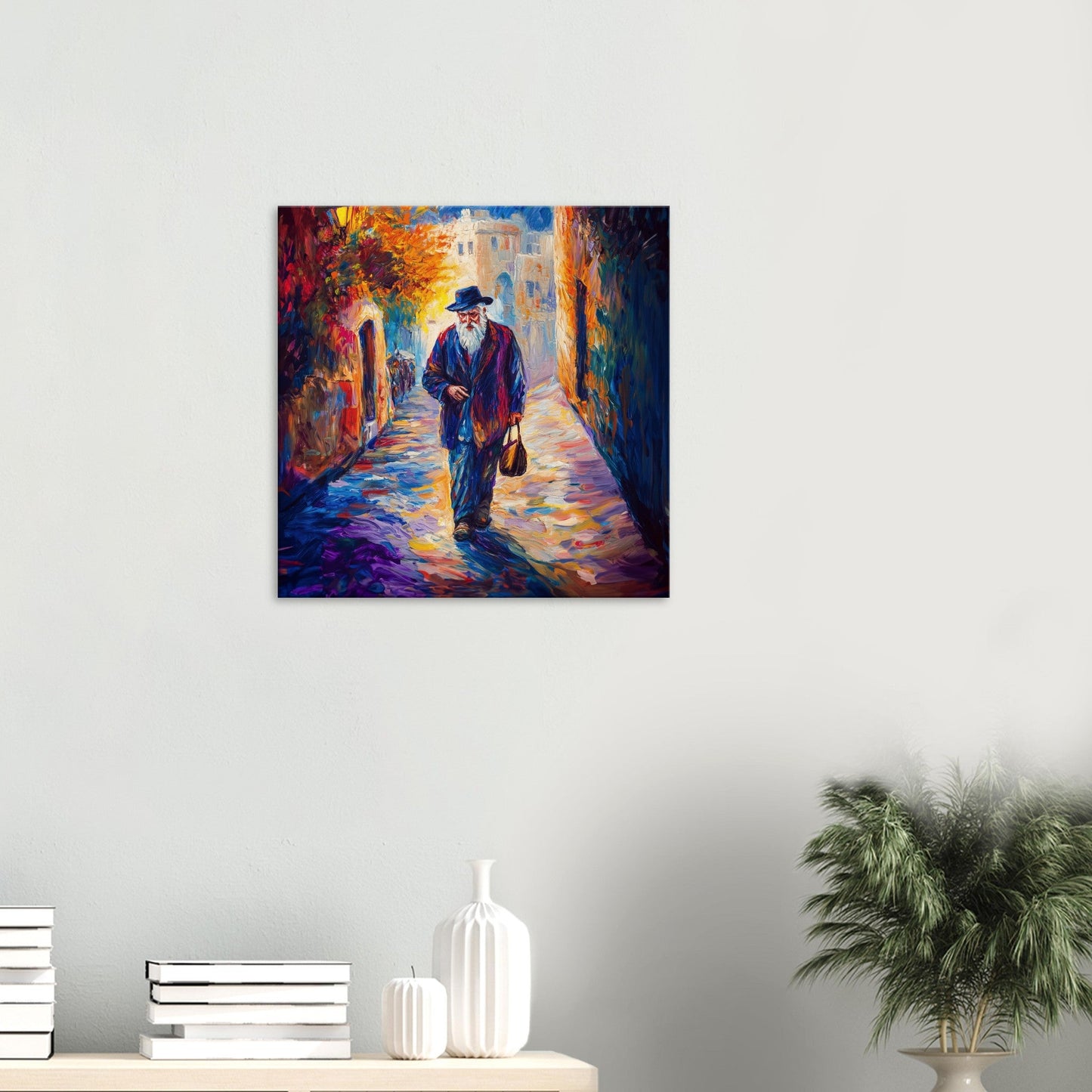 Walking Through Jerusalem Canvas Print
