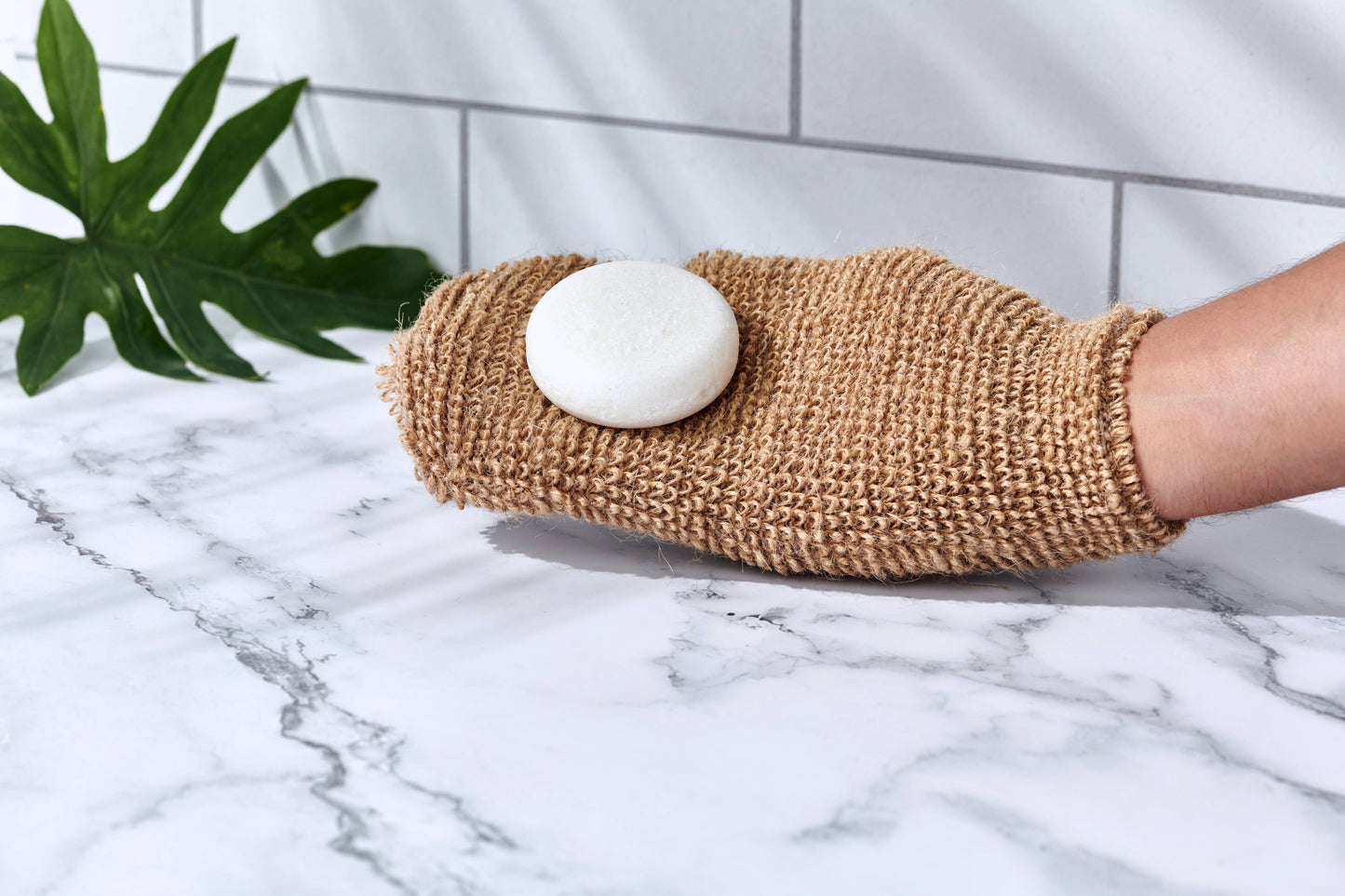 Natural Jute Exfoliating Bath & Shower Glove (Plastic-Free) - Sustainable Spa at Home! - Concordia Style Boutique