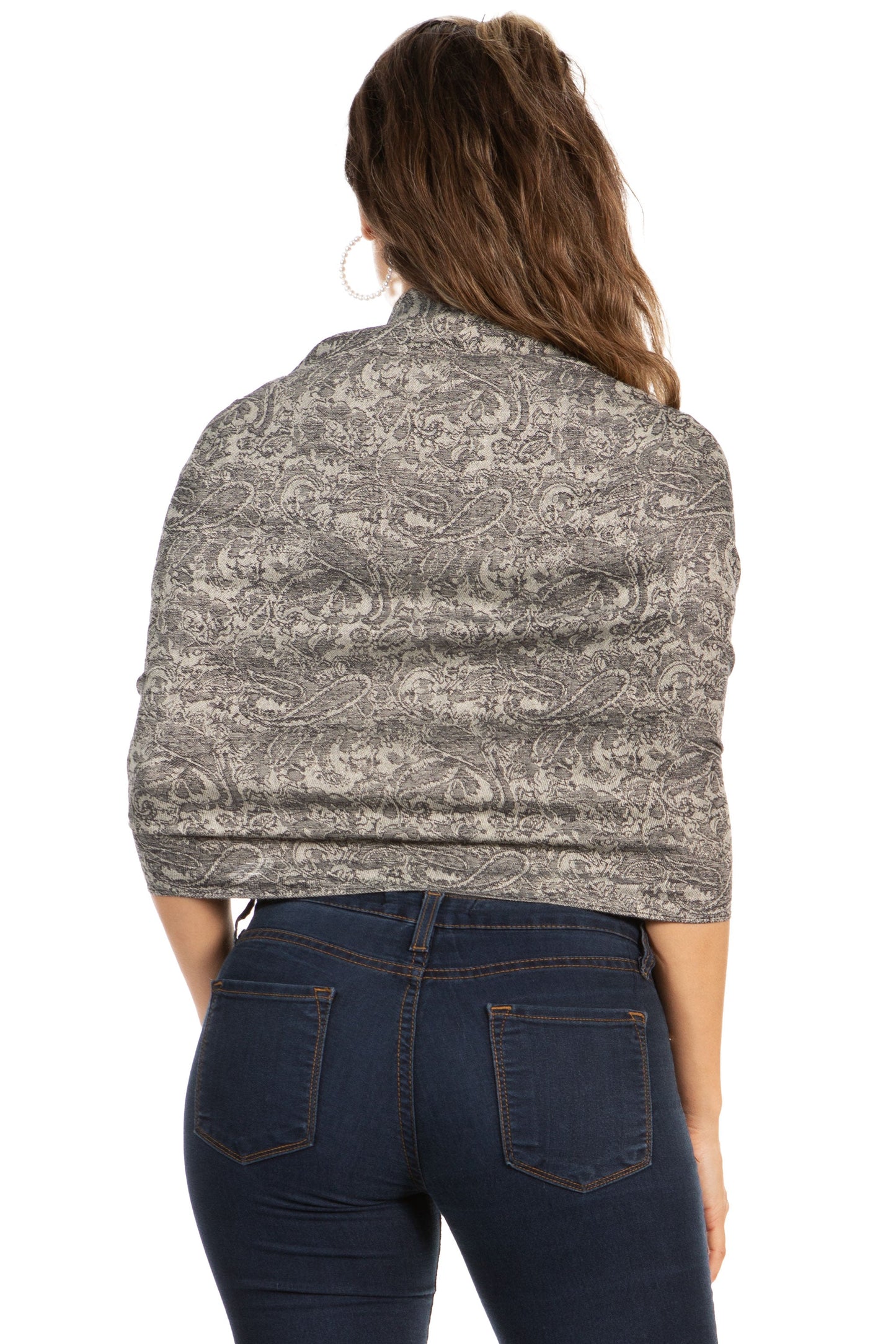 Sakkas 70" x 28" Paisley Self-Design Pashmina Shawl / Wrap / Stole - Premium scarf from Sakkas Store - Just $15.98! Shop now at Concordia Style Boutique