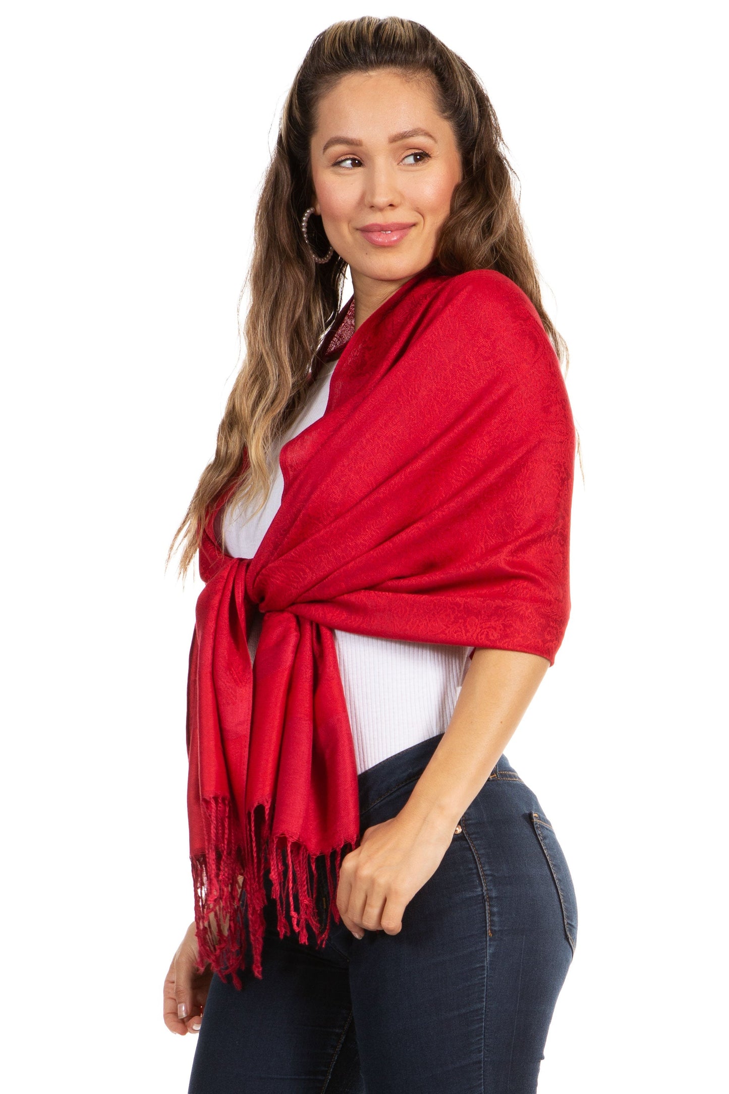 Sakkas 70" x 28" Paisley Self-Design Pashmina Shawl / Wrap / Stole - Premium scarf from Sakkas Store - Just $15.98! Shop now at Concordia Style Boutique