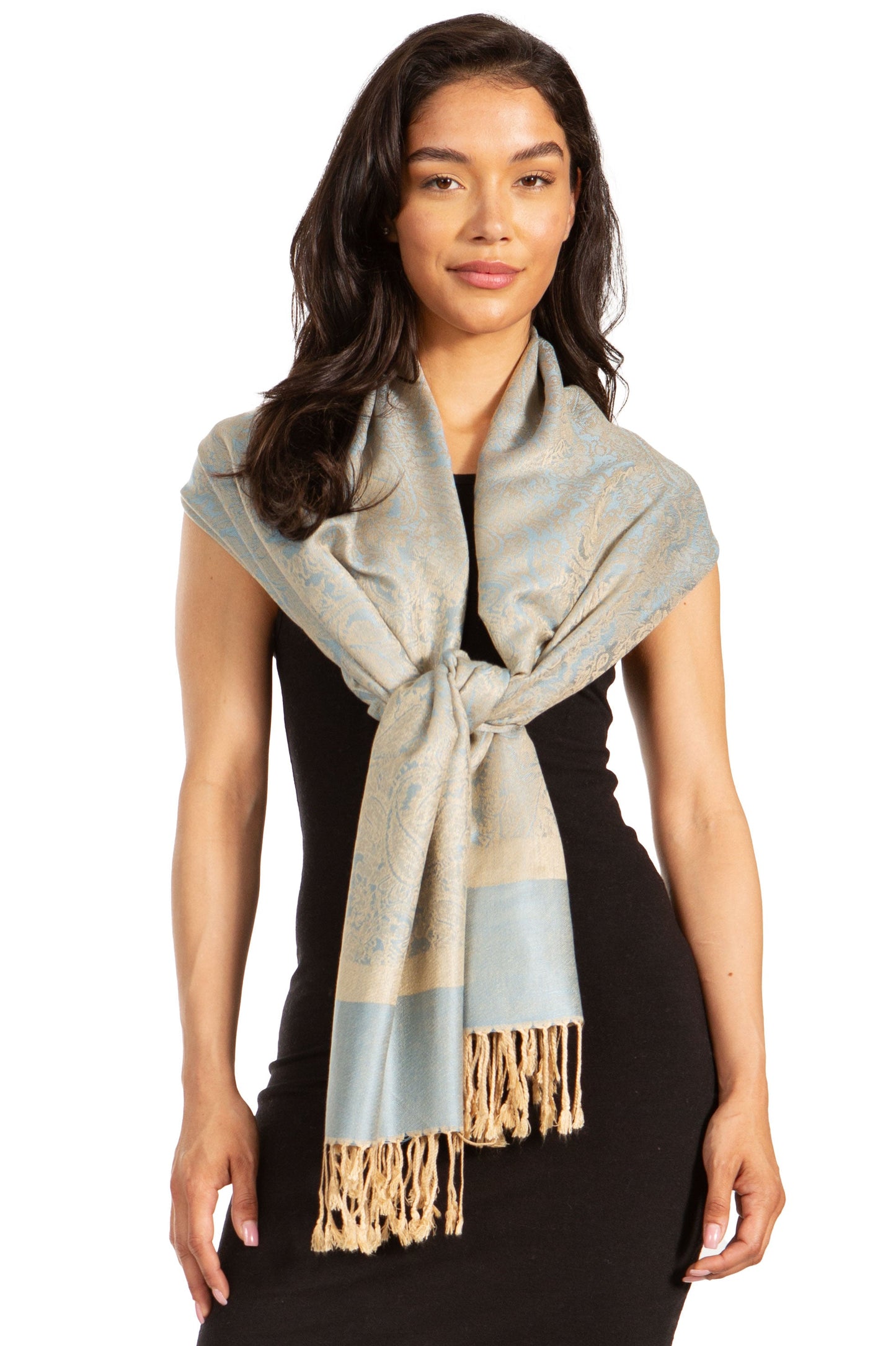 Sakkas 70" x 28" Paisley Self-Design Pashmina Shawl / Wrap / Stole - Premium scarf from Sakkas Store - Just $15.98! Shop now at Concordia Style Boutique