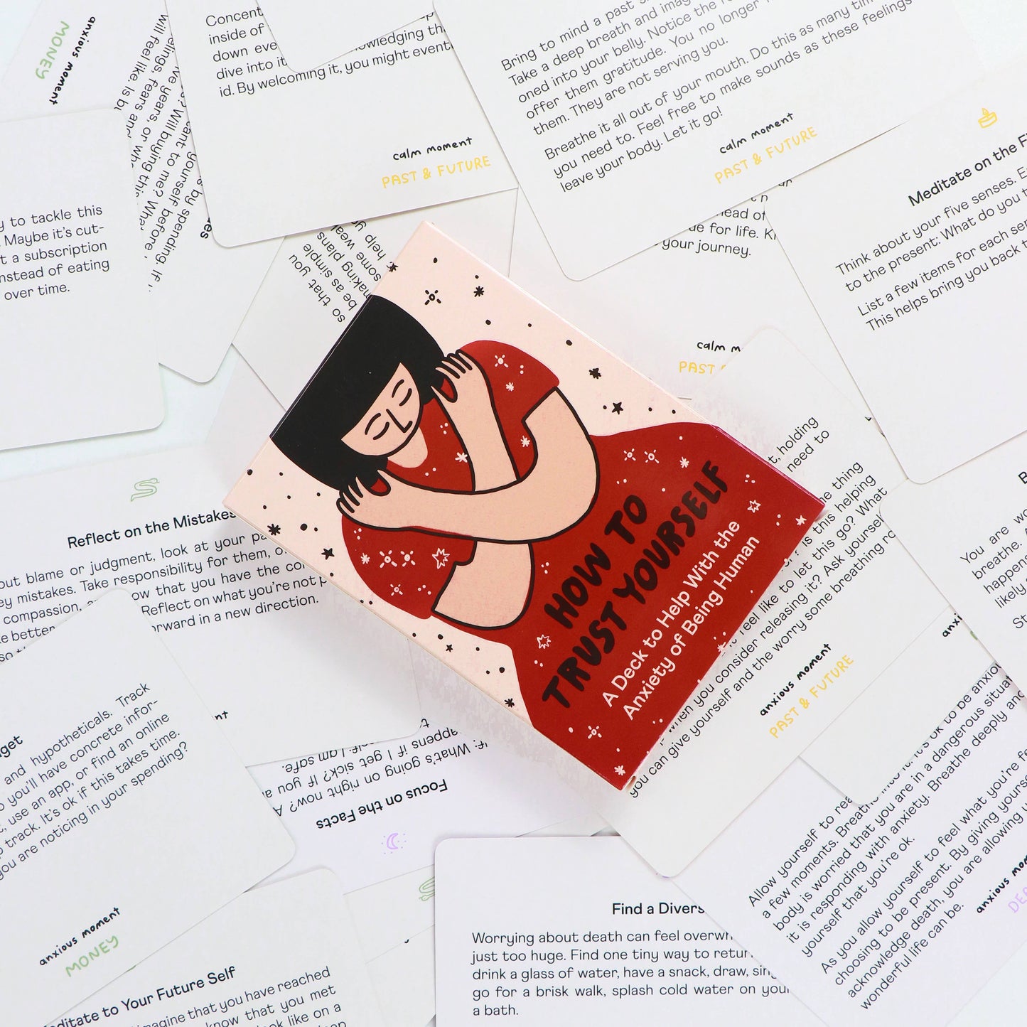 How to Trust Yourself Self Care Cards for Anxiety