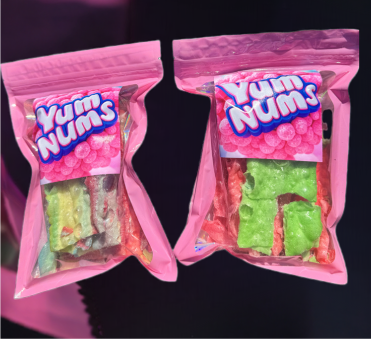 YumNums Fruity Chips – 2 Bag Pack | Freeze-Dried Rolled Candy with Bold Flavor & Crunch - Concordia Style Boutique