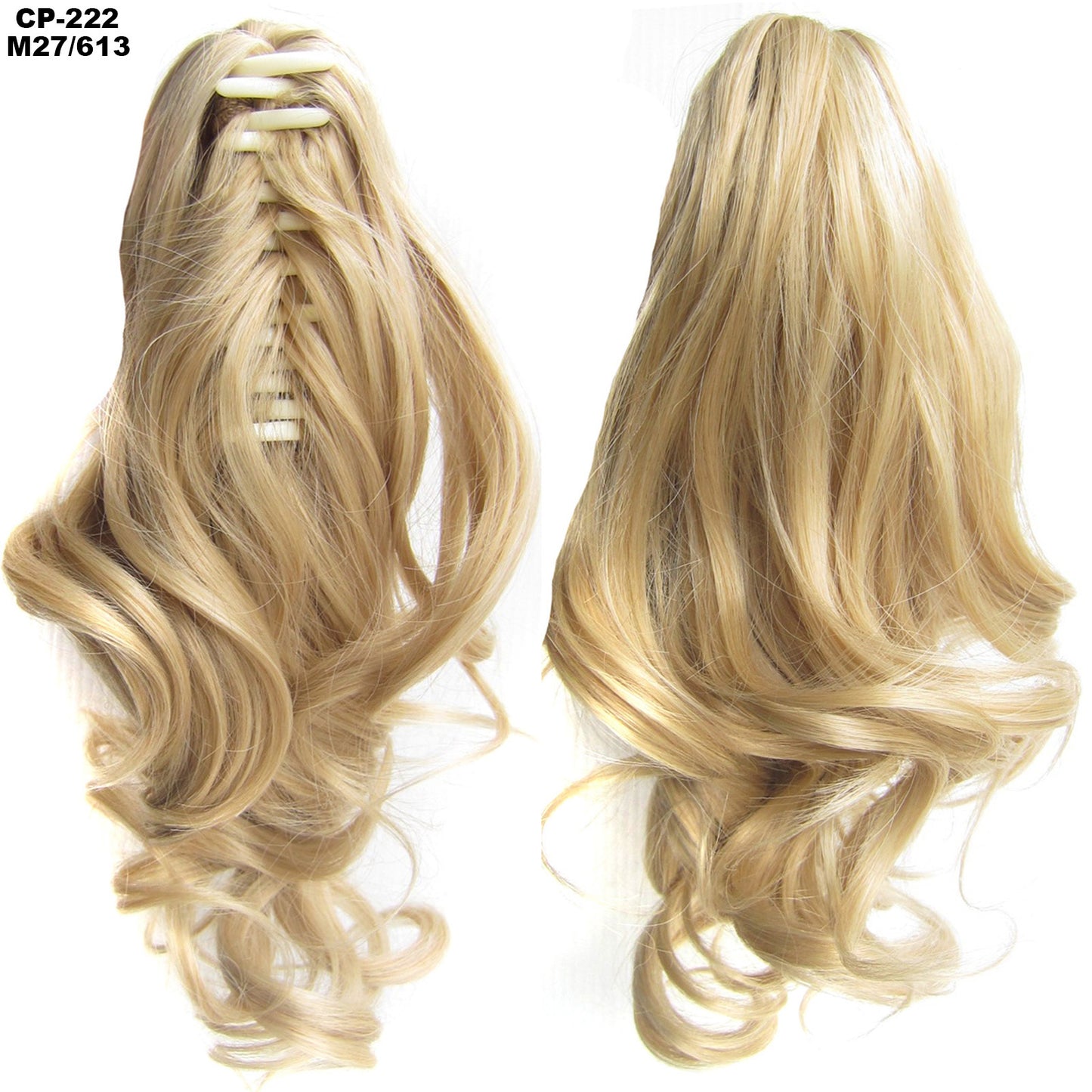 Long Wave Ponytail Wrap Around Ponytail - Clip In Hair Headwear - Gray Hairpiece Natural Extensions - Concordia Style Boutique