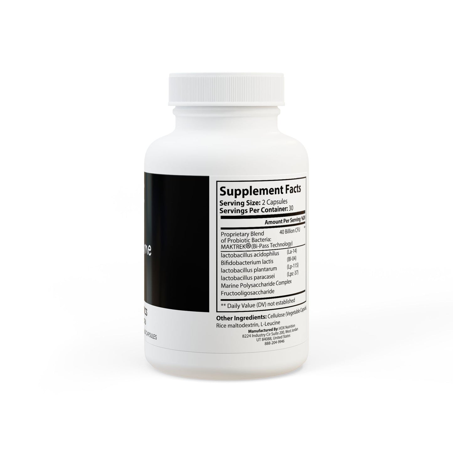 Probiotics Supplement (60 Capsules) - Concordia Style Boutique