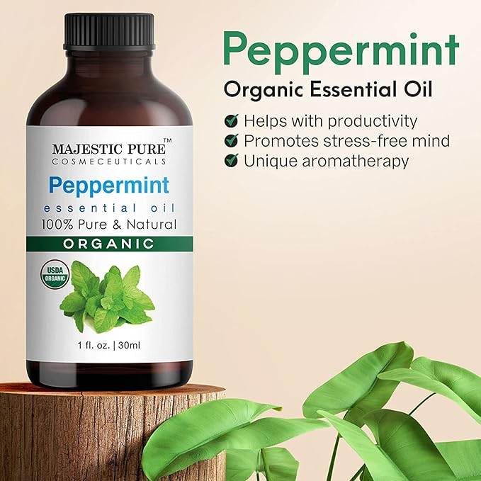 Majestic Pure Organic Essential Oils โ 100% Pure - 1 Bottle (1 fl oz) - Concordia Style Boutique