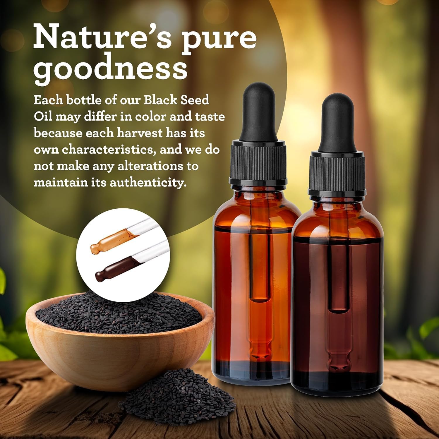 GuruNanda Black Seed Oil, Cold-Pressed Nigella Sativa - Concordia Style Boutique