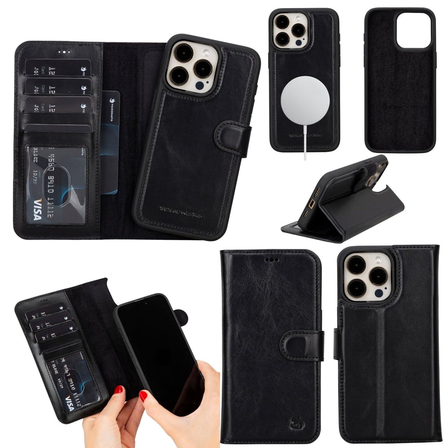Casper Leather iPhone 14 Pro Max Wallet Case | MagSafe - Concordia Style Boutique