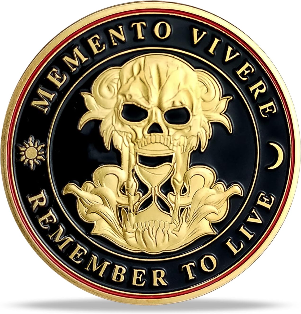 "Memento Mori" Coin - Premium Novelty Coins from Concordia Style Boutique - Just $10.23! Shop now at Concordia Style Boutique