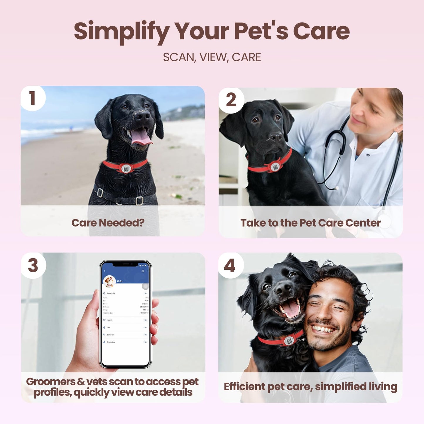 AirTag Dog Collar Holder (Holder only) - Concordia Style Boutique